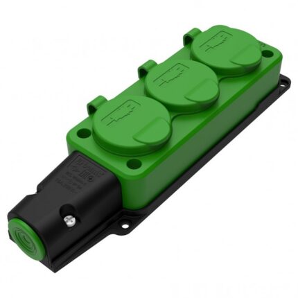 Тройная переносная розетка Bemis BV1-1402-3613