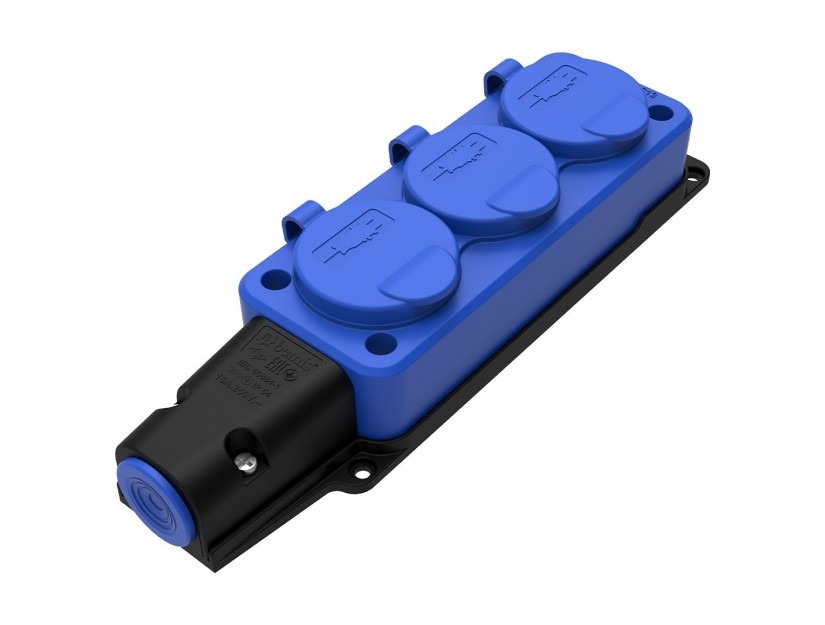 Тройная переносная розетка Bemis BV2-1402-3613 Тройная переносная розетка Bemis BV2-1402-3613