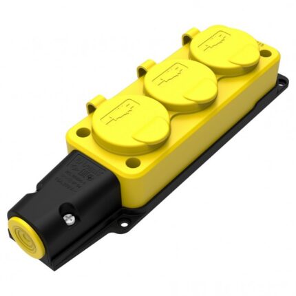 Тройная переносная розетка Bemis BV3-1402-3613