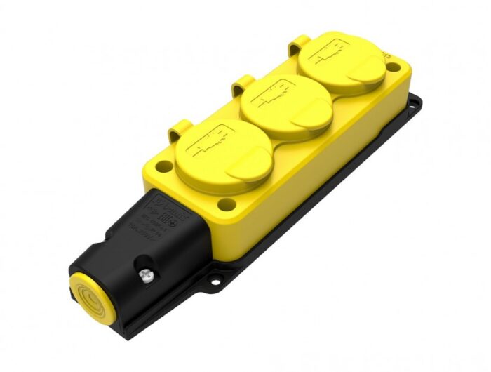 Тройная переносная розетка Bemis BV3-1402-3613